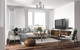 Beckett Three Light Semi Flush Mount (ISF626A03BN)