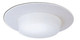 Nora Lighting - NP-24 - 6 Drop Opal Lens W/ Plastic Trim - Rec Inc 6 Trim - White