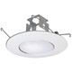 Nora Lighting - NP-322 - 6 Albalite Lens W/ Plastic Trim & Bracket - Rec Inc 6 Trim - White