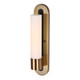 Canarm - IWF782B01BKG - One Light Wall Sconce - Tripp - Matte Black And Gold