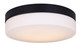 Canarm - LFM127A14BK - LED Flush Mount - Jax - Black