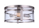 Elliot Three Light Flushmount (55383-BNK)