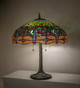 Tiffany Hanging Head Dragonfly Three Light Table Lamp (294850)