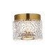 ET2 - E11089-124NAB - LED Flush Mount - Elysian - Natural Aged Brass