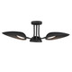 ET2 - E24094-BK - LED Semi-Flush Mount - Marsh - Black