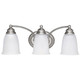 Capital Lighting - 1088MN-132 - Three Light Vanity - Clarke - Matte Nickel