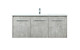 Elegant Lighting - VF44548MCG - Single Bathroom Vanity - Penn - Concrete Grey