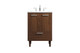 Elegant Lighting - VF47024MWT - Vanity Sink Set - Baldwin - Walnut