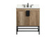 Elegant Lighting - VF48830NT-BS - Single Bathroom Vanity - Eugene - Natural Oak