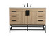 Elegant Lighting - VF488W48MW - Single Bathroom Vanity - Eugene - mango wood