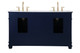 Wesley Bathroom Vanity Set (VF50060DBL)