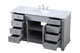 Wesley Bathroom Vanity Set (VF50060GR)