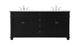 Elegant Lighting - VF50072DBK - Bathroom Vanity Set - Wesley - black