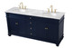 Wesley Bathroom Vanity Set (VF50072DBL)
