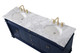 Wesley Bathroom Vanity Set (VF50072DBL)