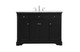 Elegant Lighting - VF53048BK - Bathroom Vanity Set - Clarence - black