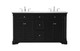 Elegant Lighting - VF53060DBK - Bathroom Vanity Set - Clarence - black