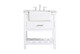 Elegant Lighting - VF60130WH - Single Bathroom Vanity - Clement - white