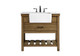Elegant Lighting - VF60136DW - Single Bathroom Vanity - Clement - driftwood