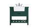 Elegant Lighting - VF60136GN - Single Bathroom Vanity - Clement - green