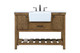 Elegant Lighting - VF60148DW - Single Bathroom Vanity - Clement - driftwood
