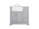 Elegant Lighting - VF60236GR - Single Bathroom Vanity - Franklin - grey