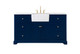 Elegant Lighting - VF60260BL - Single Bathroom Vanity - Franklin - blue