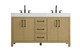 Elegant Lighting - VF60660DMHB - Bathroom Vanity - Nathan - Honey Brown