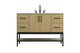 Elegant Lighting - VF60748MHB - Bathroom Vanity - Lennox - Honey Brown