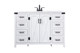 Elegant Lighting - VF90248WH - Single Bathroom Vanity - Grant - white
