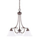 Capital Lighting - 3224BZ-220 - Three Light Chandelier - Hometown - Bronze