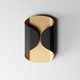 Folio LED Outdoor Wall Lamp (E30151-BKGLD)