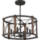 Baron Six Light Semi-Flush Mount (BRO1720MK)