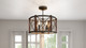 Baron Six Light Semi-Flush Mount (BRO1720MK)