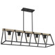 Brockton Five Light Linear Chandelier (BRT5542GK)