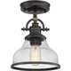 Quoizel - GRTS1708PN - One Light Semi-Flush Mount - Grant - Palladian Bronze