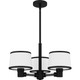 Kylen Three Light Chandelier (KYL2822MBK)
