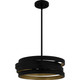 Quoizel Pendant Three Light Pendant (QP6223MBK)