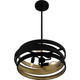 Quoizel Pendant Three Light Pendant (QP6223MBK)