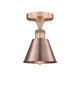 Innovations - 616-1F-AC-M8-AC - LED Semi-Flush Mount - Ballston - Antique Copper Innovations - 616-1F-AC-M8-AC - LED Semi-Flush Mount - Ballston - Antique Copper
