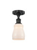 Innovations - 616-1F-BK-G391 - One Light Semi-Flush Mount - Edison - Matte Black