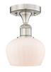 Innovations - 616-1F-SN-G91 - One Light Semi-Flush Mount - Edison - Brushed Satin Nickel