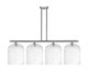 Innovations - 516-4I-SN-G559-12CL - Four Light Island Pendant - Ballston - Brushed Satin Nickel