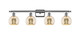 Innovations - 516-4W-PC-G128-6 - Four Light Bath Vanity - Ballston - Polished Chrome