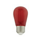 Satco - S8022 - Light Bulb - Transparent Red