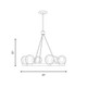 Darien Six Light Chandelier (1-1014-6-322)