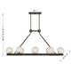 Darien Eight Light Linear Chandelier (1-1016-8-15)