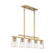 Calhoun Five Light Linear Chandelier (1-1023-5-322)