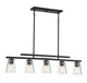 Calhoun Five Light Linear Chandelier (1-1023-5-89)