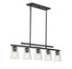 Calhoun Five Light Linear Chandelier (1-1023-5-89)